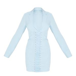 Baby Blue Long Sleeve Dress